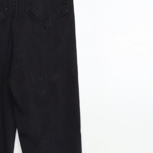 Denim & Co. Womens Black  Denim Skinny Jeans Size 8 L28 in