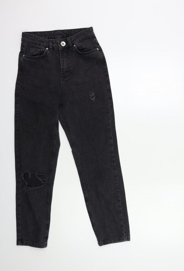 Couture Womens Grey Denim Skinny Jeans Size 26 in L27 in