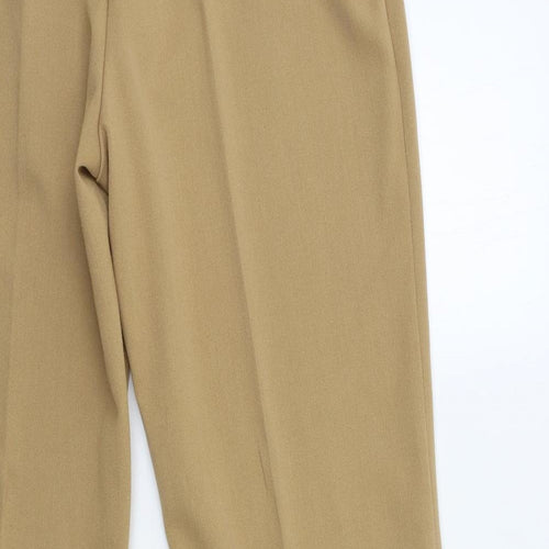Peruggi Womens Brown   Trousers  Size 14 L31 in