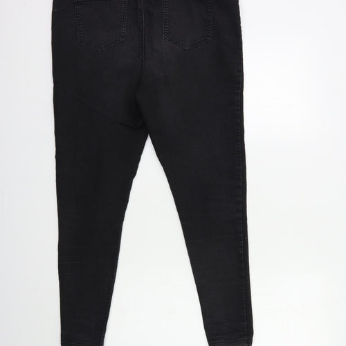 Matalan Womens Black  Denim Jegging Jeans Size 16 L27 in