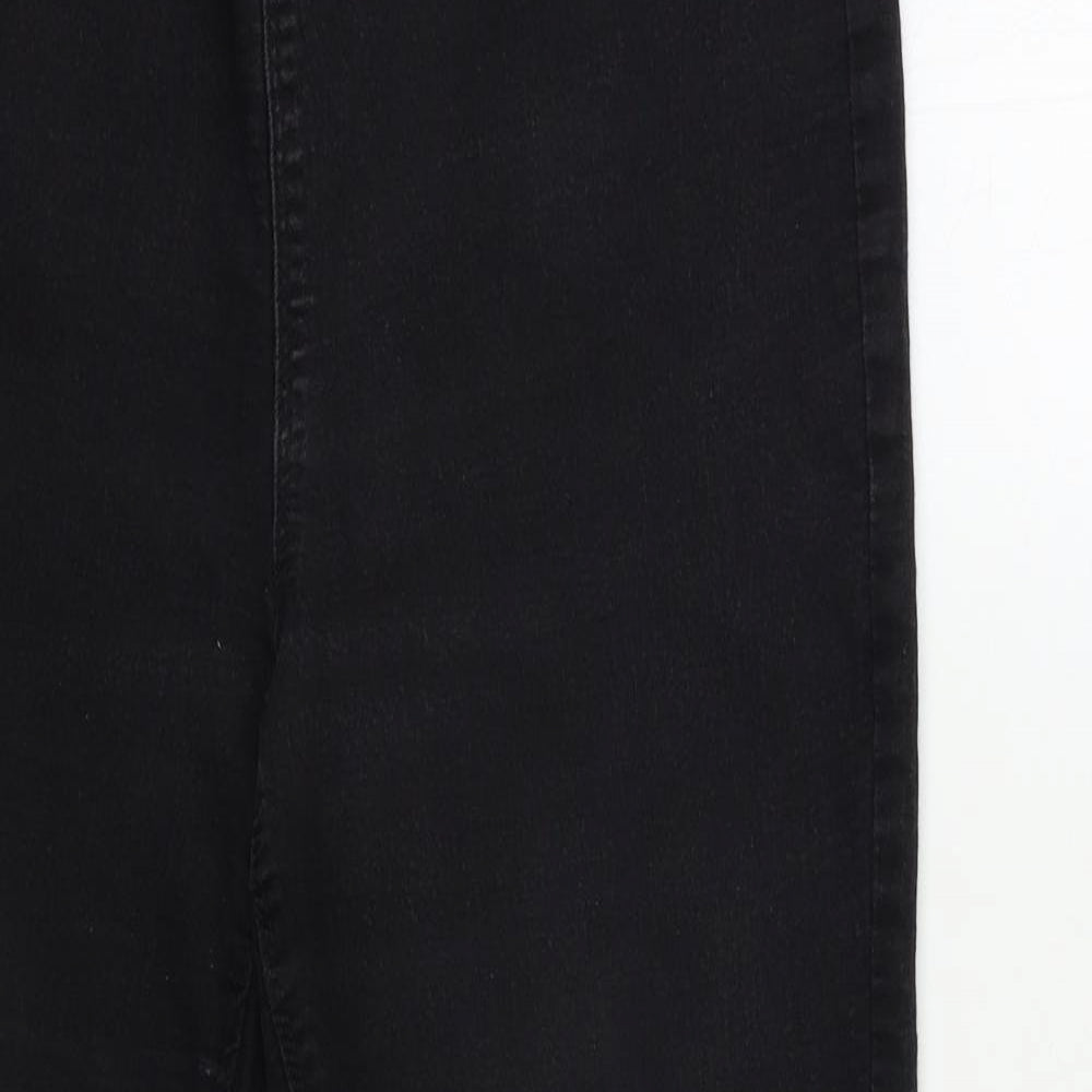 Matalan Womens Black  Denim Jegging Jeans Size 16 L27 in