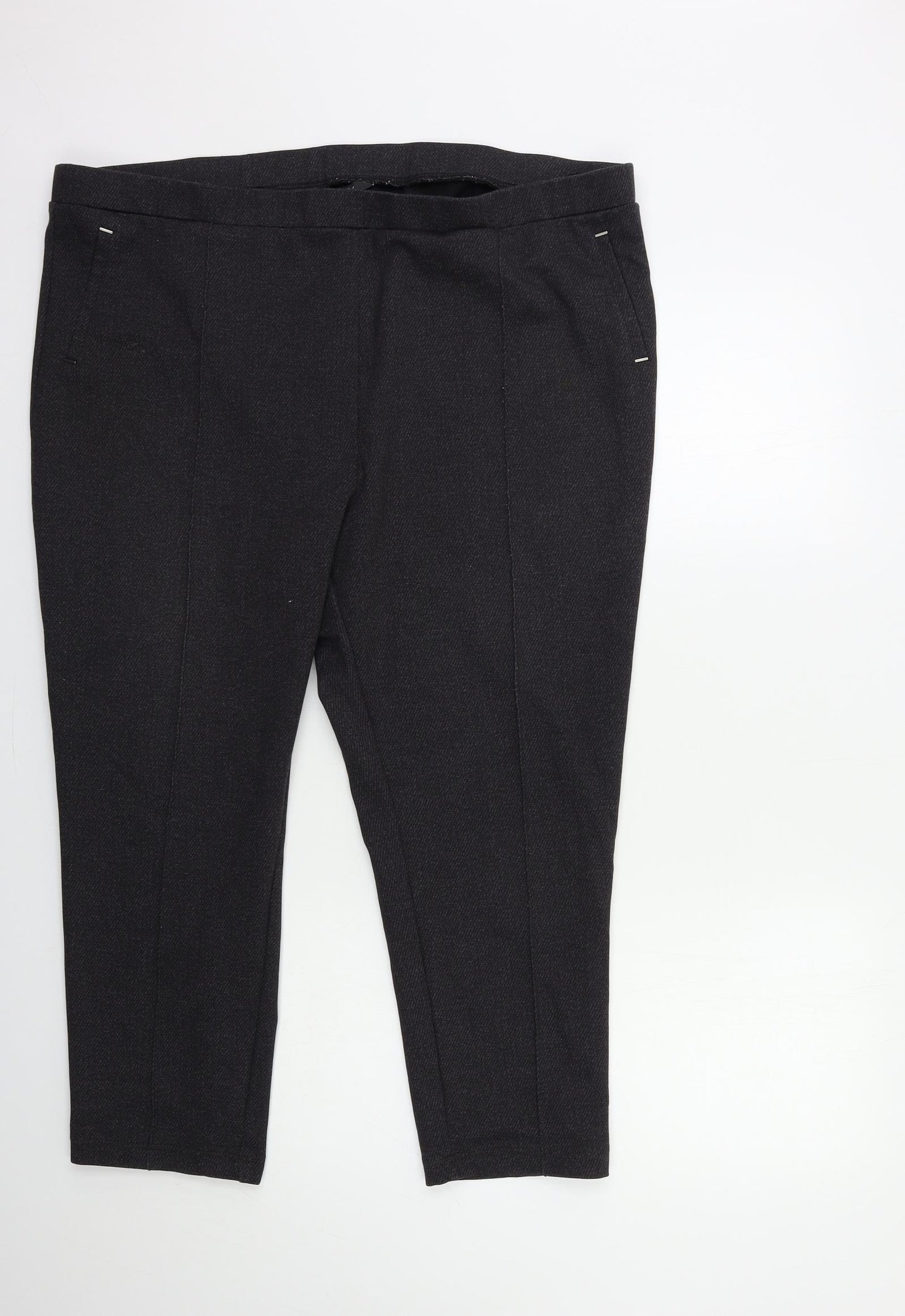 Bonmarché Womens Black   Trousers  Size 24 L26 in