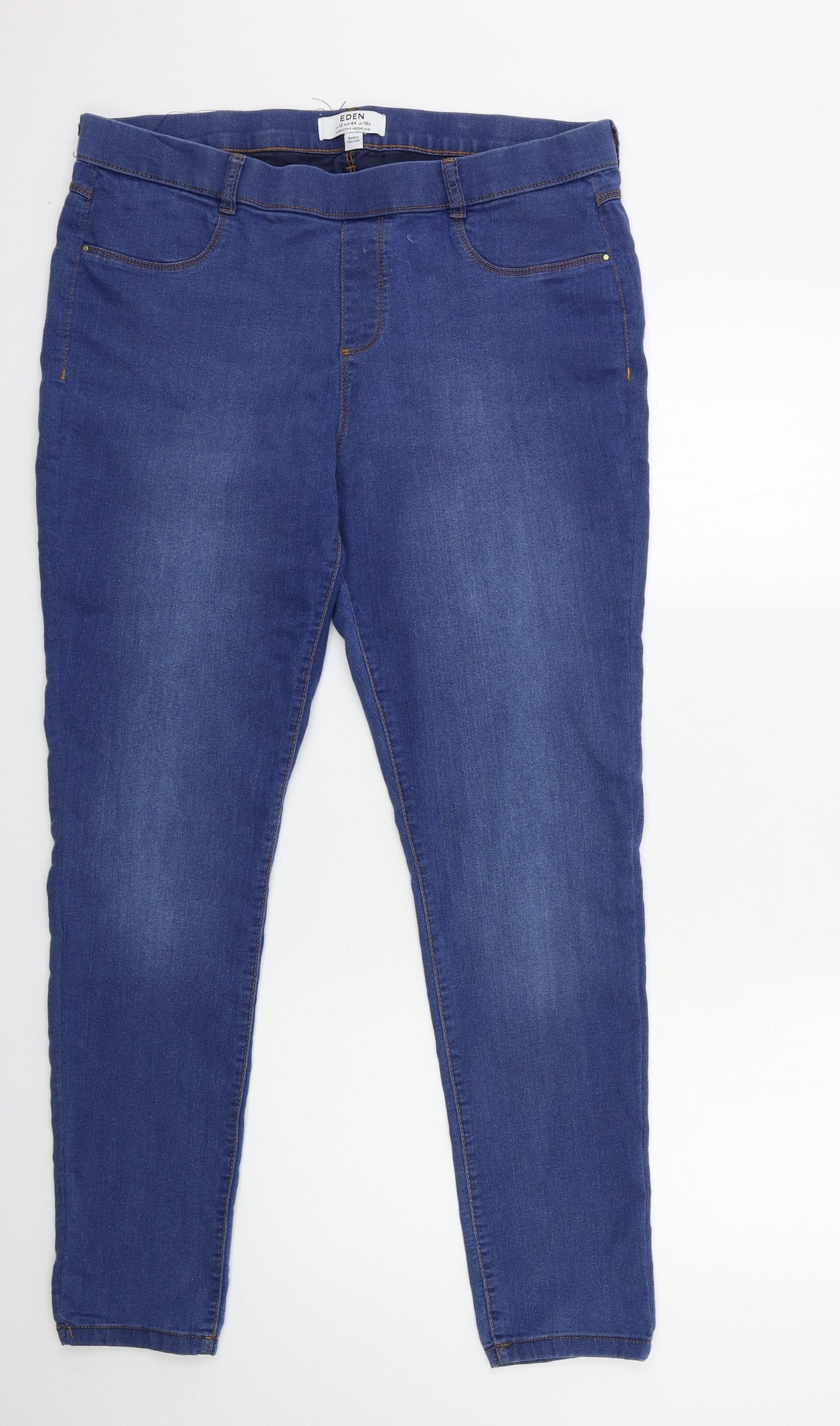 Dorothy Perkins Womens Blue  Denim Jegging Jeans Size 16 L31 in