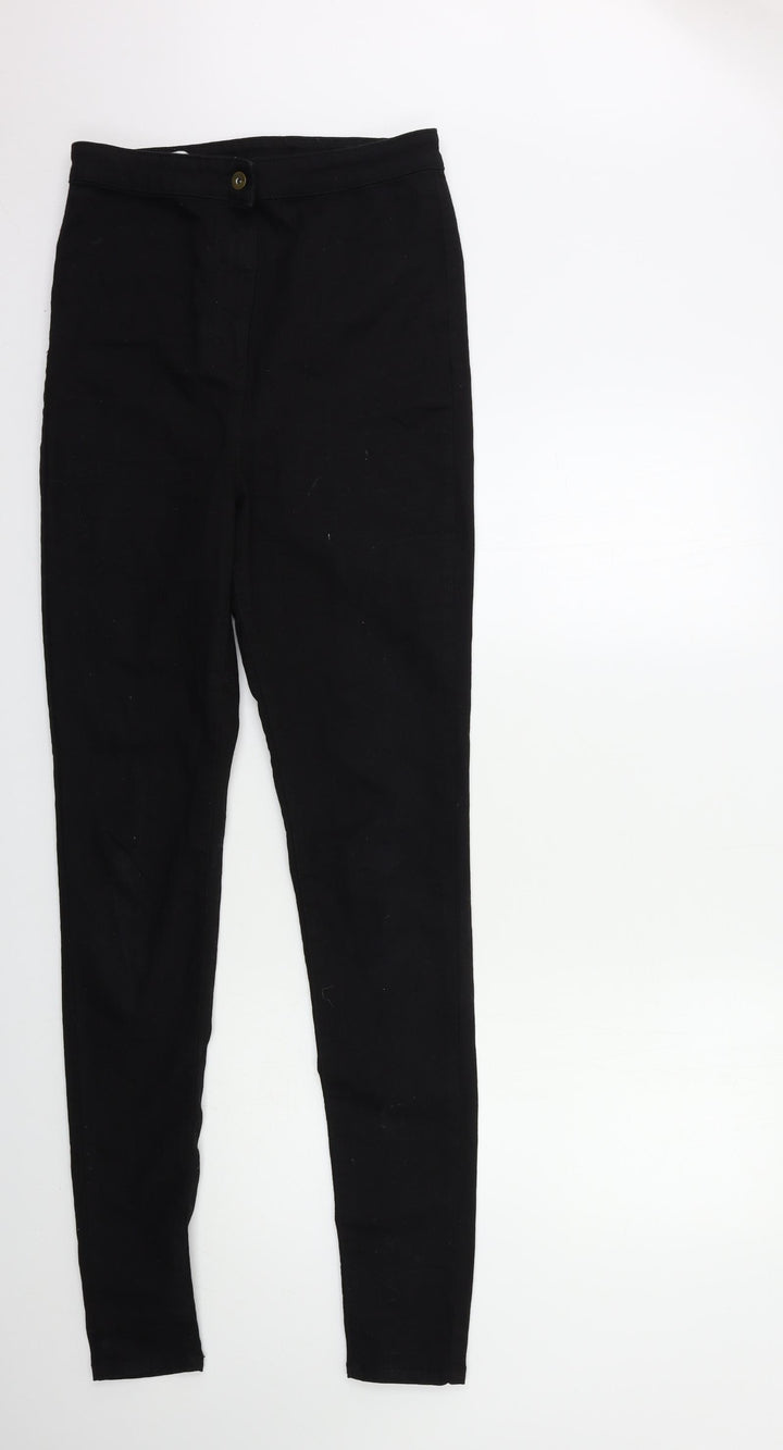 COLLUSION Womens Black  Denim Skinny Jeans Size 30 in L28 in