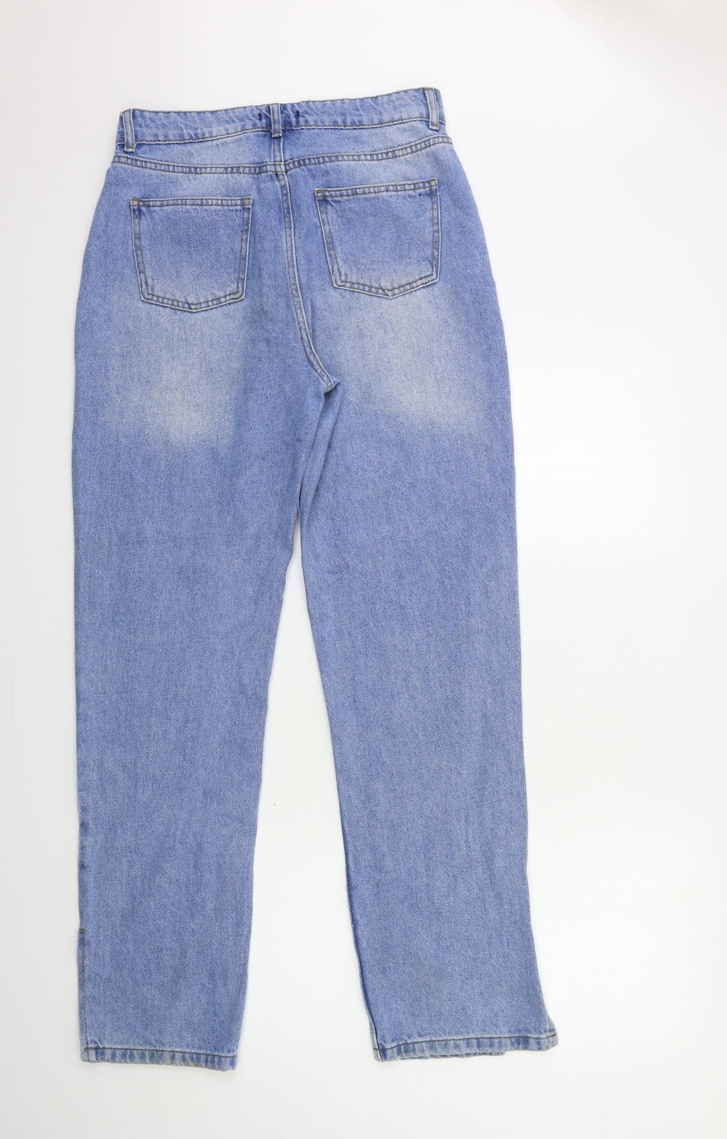 I SAW IT FIRST Womens Blue  Denim Wide-Leg Jeans Size 12 L32 in