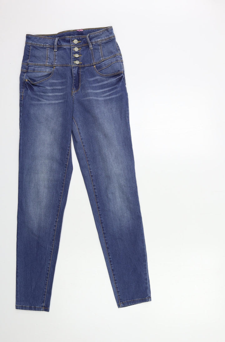 Preworn Womens Blue Denim Skinny Jeans Size 23 in L29 in