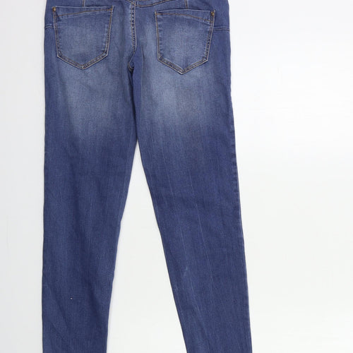 Preworn Womens Blue  Denim Skinny Jeans Size 23 in L29 in