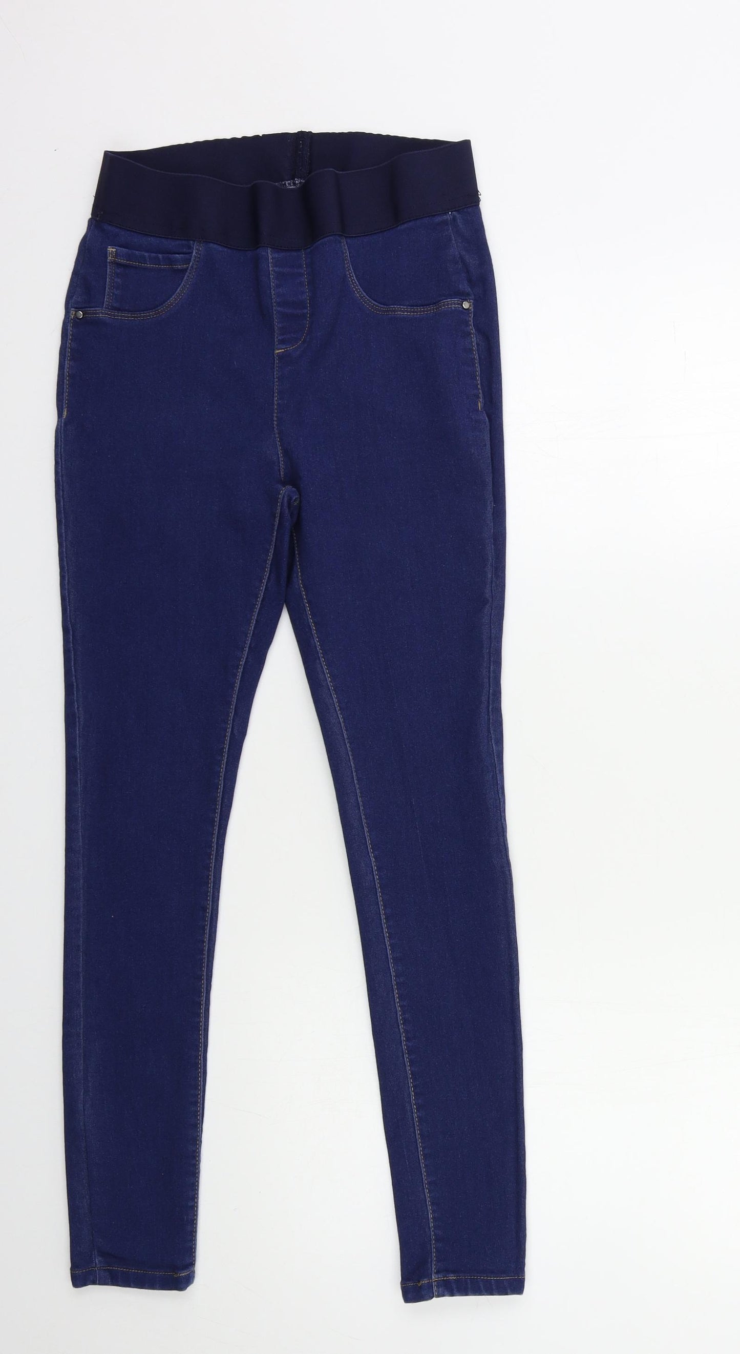 George Womens Blue  Denim Skinny Jeans Size 12 L27 in