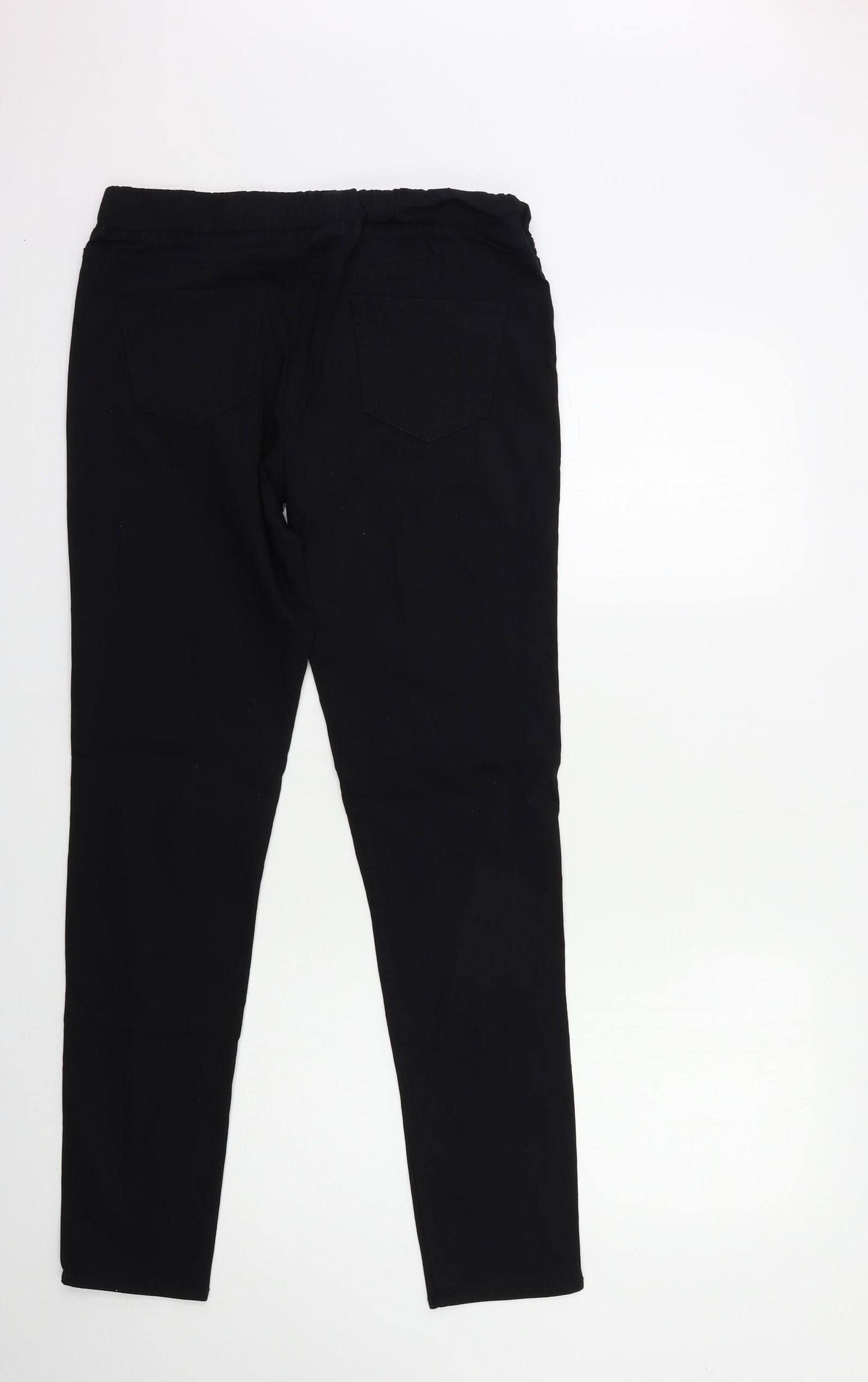 Mia Moda Womens Black   Trousers  Size 12 L31 in