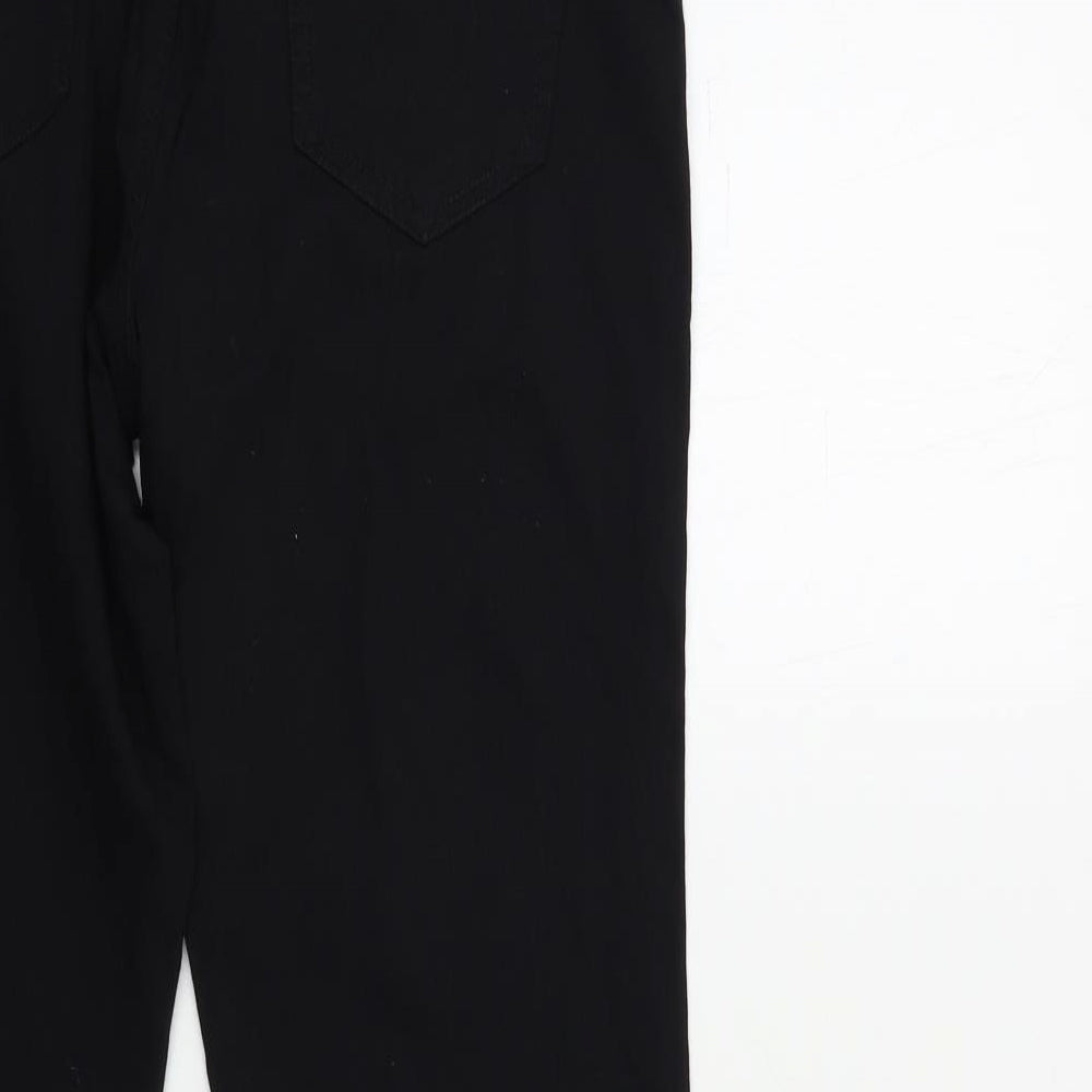Mia Moda Womens Black   Trousers  Size 12 L31 in