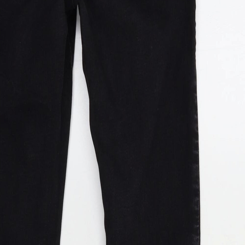 Denim & Co. Womens Black  Denim Skinny Jeans Size 14 L29 in