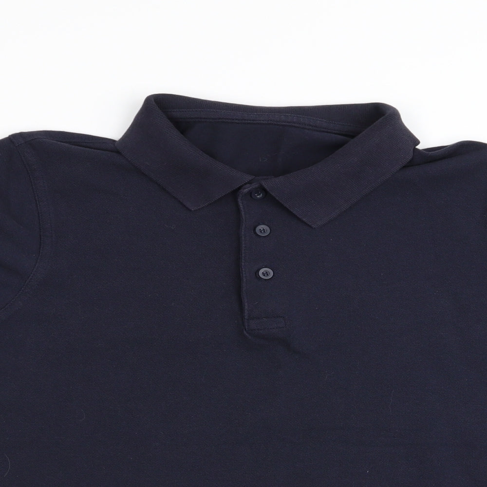 Asda George Boys Blue   Basic Polo Size 12-13 Years  - school polo
