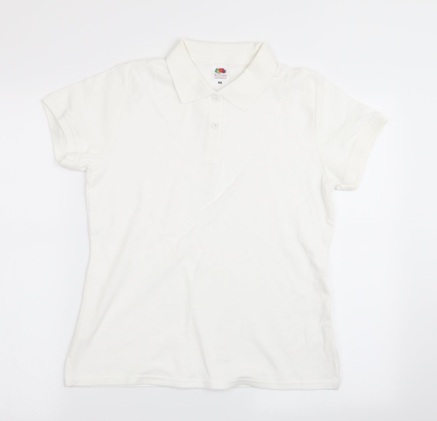 Fruit of the Loom Boys White   Basic Polo Size M