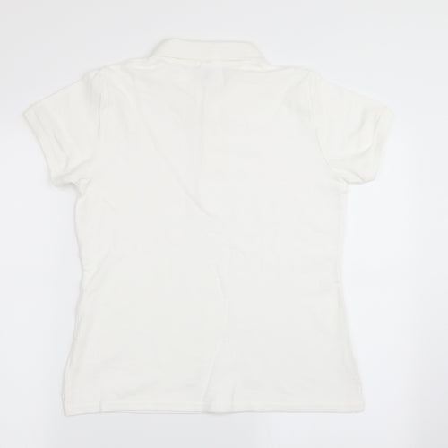 Fruit of the Loom Boys White   Basic Polo Size M