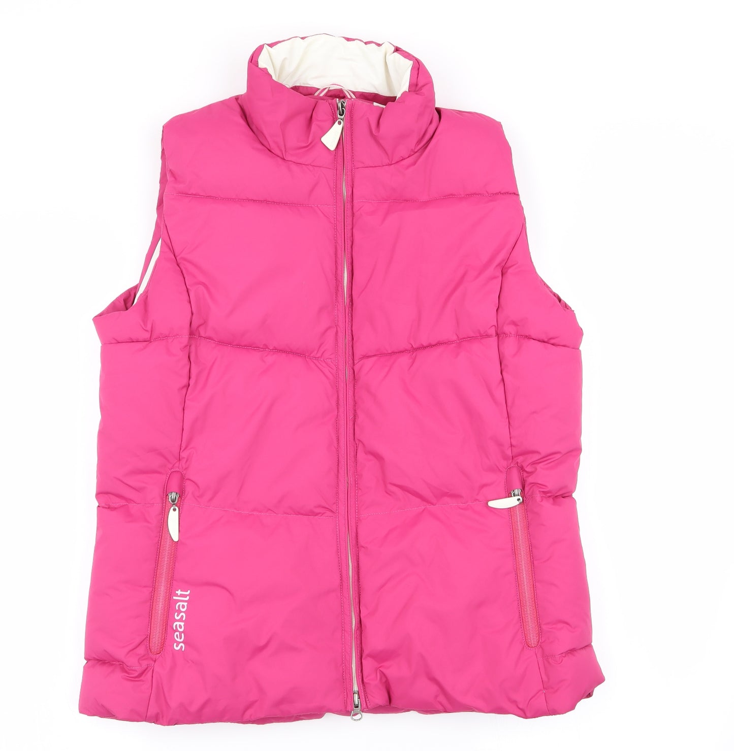 Seasalt Womens Pink   Gilet Coat Size 12