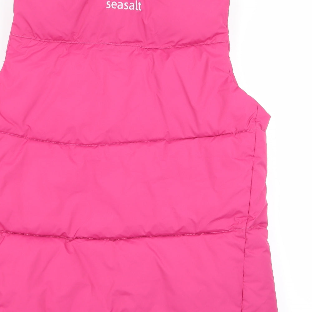 Seasalt Womens Pink   Gilet Coat Size 12