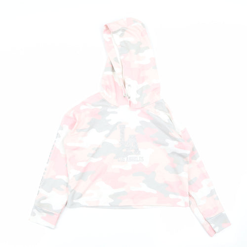 Asda George Girls Multicoloured Camouflage  Pullover Jumper Size 7-8 Years
