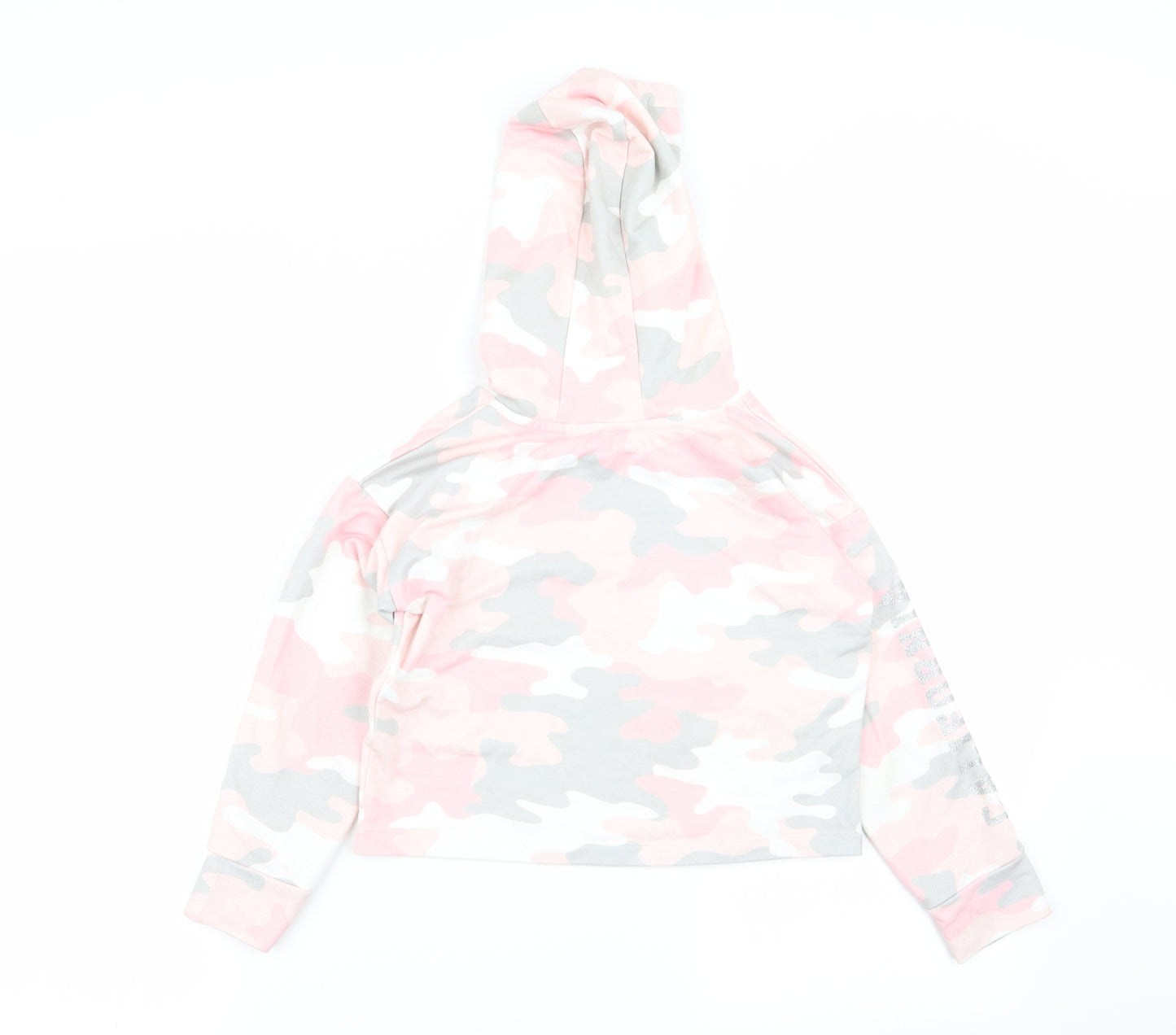 Asda George Girls Multicoloured Camouflage  Pullover Jumper Size 7-8 Years