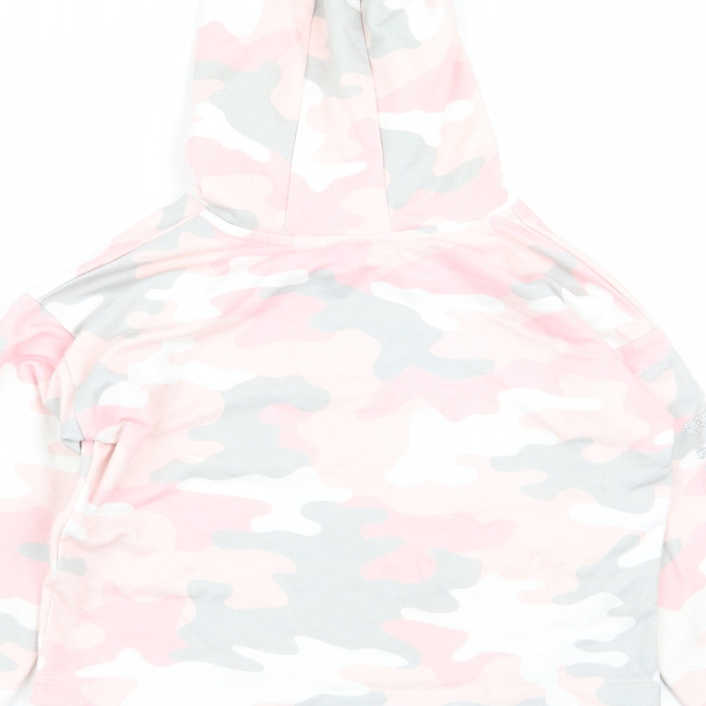 Asda George Girls Multicoloured Camouflage  Pullover Jumper Size 7-8 Years
