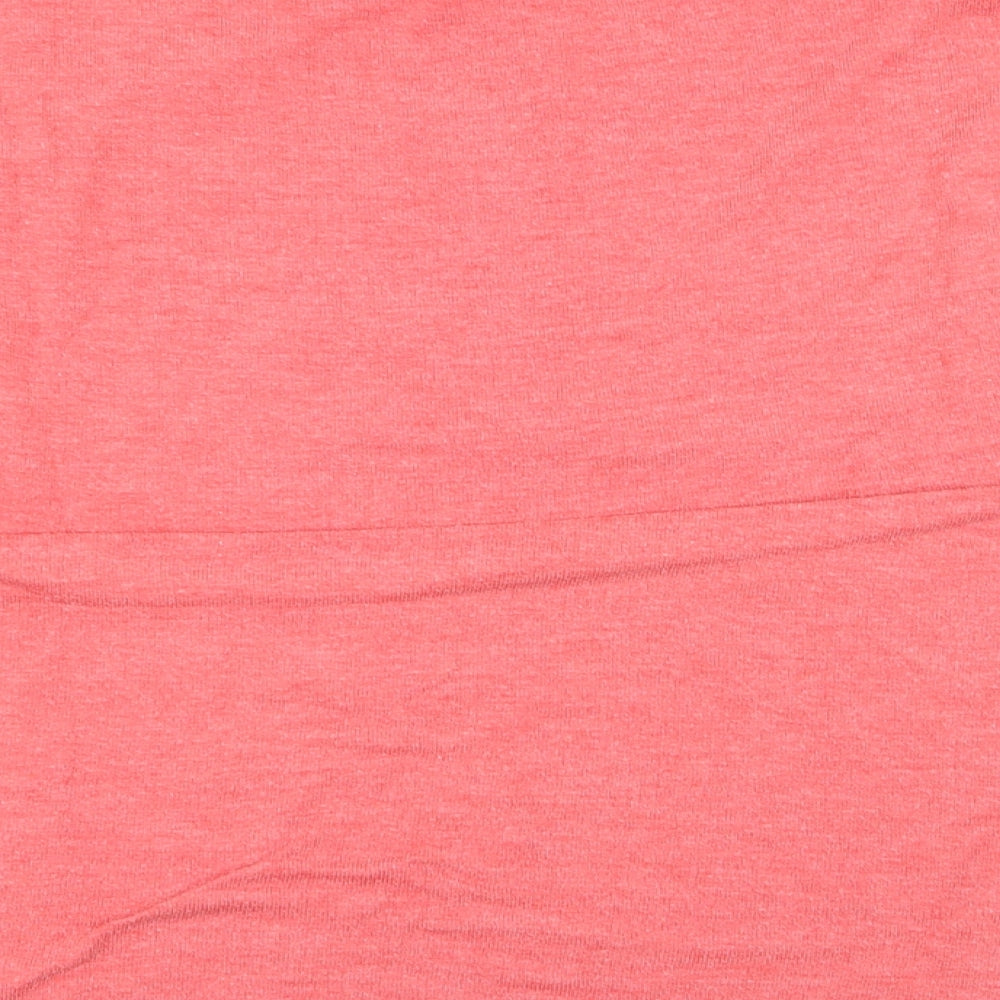 Topshop Womens Red   Basic T-Shirt Size 14