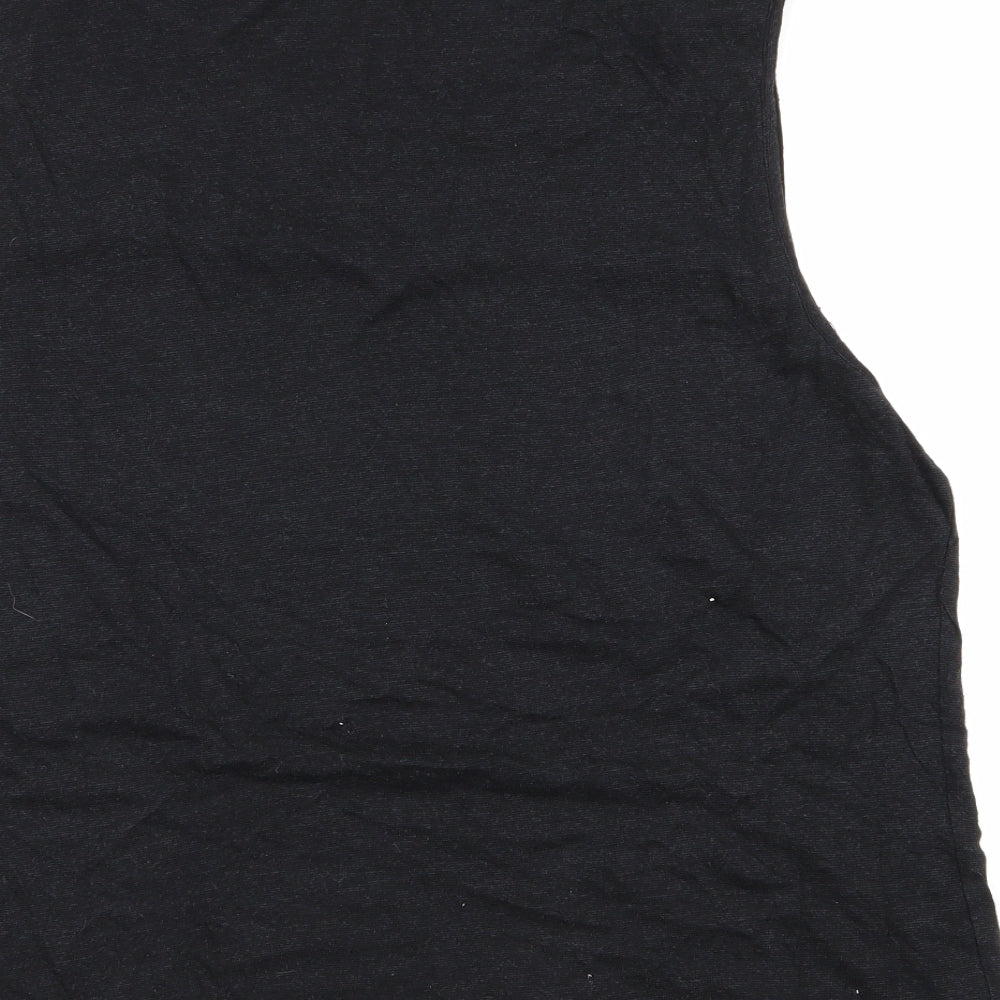 Topshop Womens Black   Basic Tank Size 12