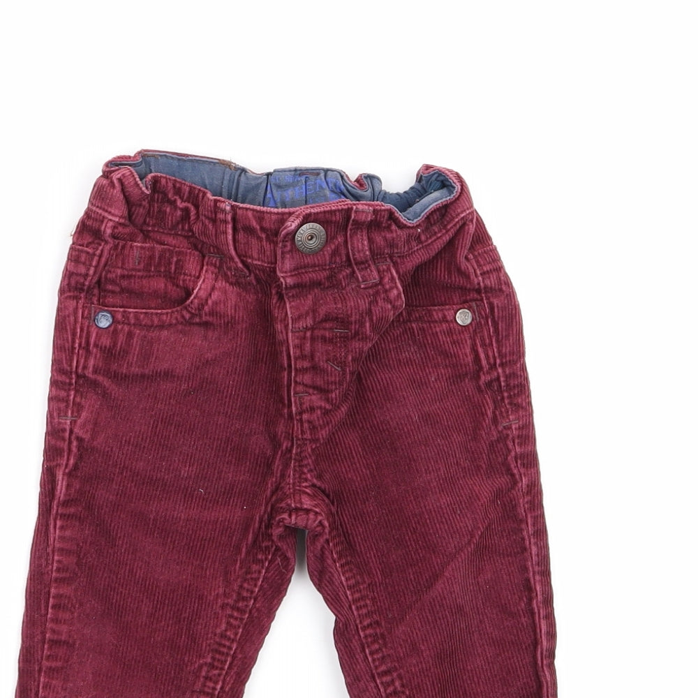 NEXT Boys Red   Cargo Jeans Size 9-12 Months  - jeans