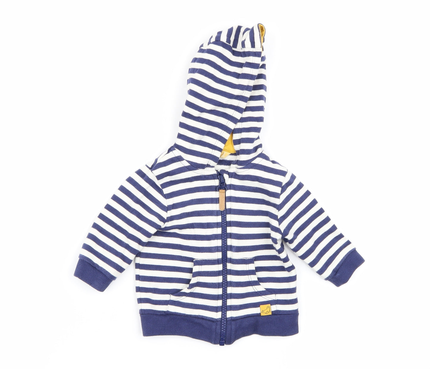 John Lewis Boys Multicoloured Striped  Full Zip Jumper Size 0-3 Months