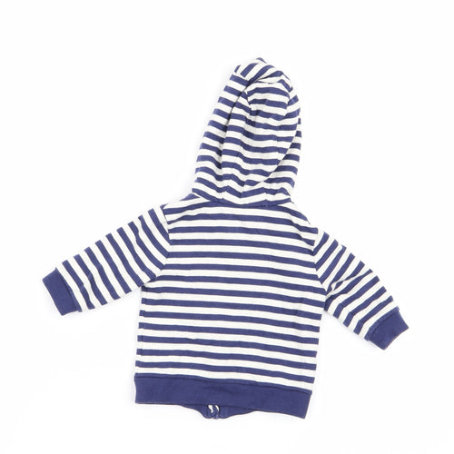 John Lewis Boys Multicoloured Striped  Full Zip Jumper Size 0-3 Months