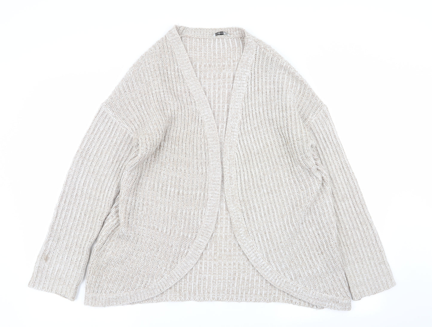 Pep and co Womens Beige   Cardigan Jumper Size 12