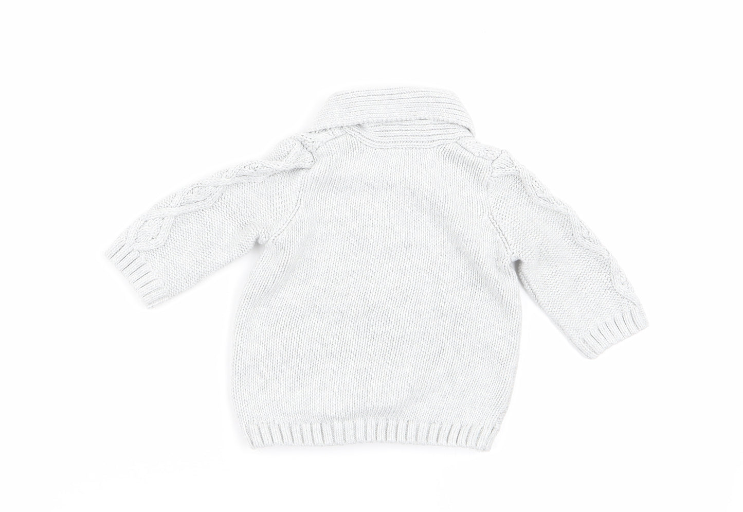 Matalan Baby Grey   Cardigan Jumper Size 0-3 Months
