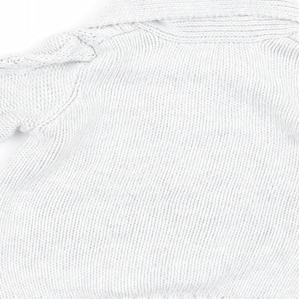 Matalan Baby Grey   Cardigan Jumper Size 0-3 Months