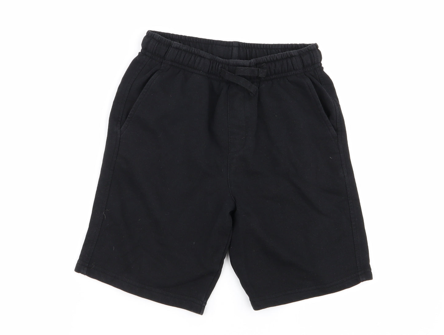 Asda George Boys Black   Sweat Shorts Size 9-10 Years