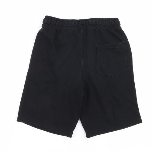 Asda George Boys Black   Sweat Shorts Size 9-10 Years