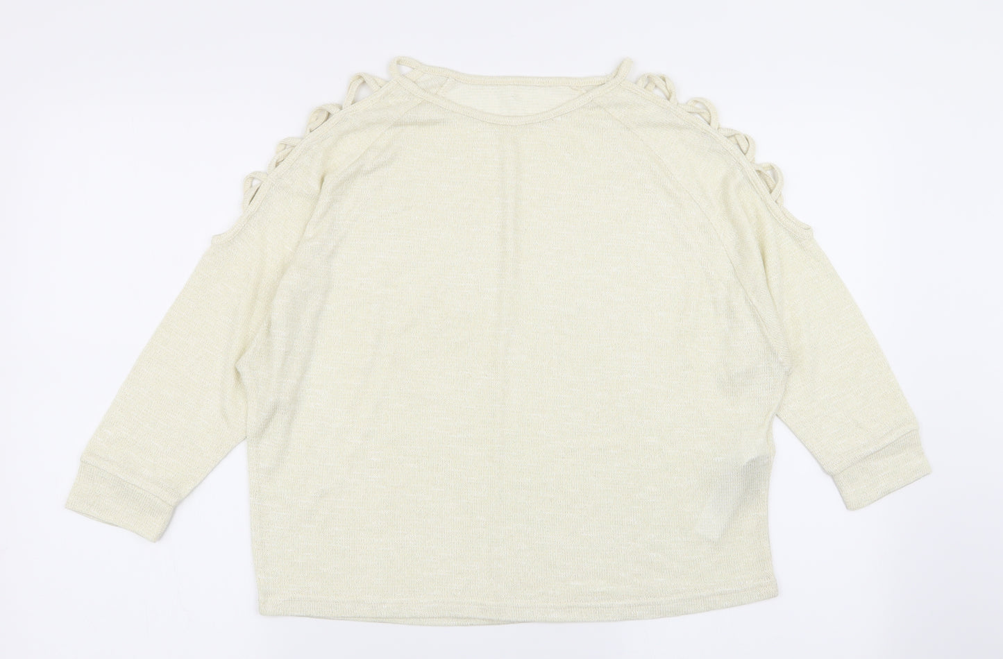 Avon Womens Ivory   Basic T-Shirt Size 10