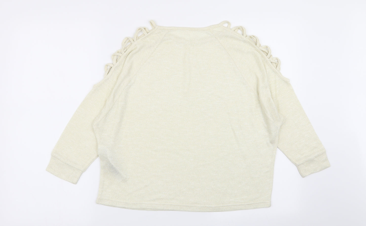 Avon Womens Ivory   Basic T-Shirt Size 10