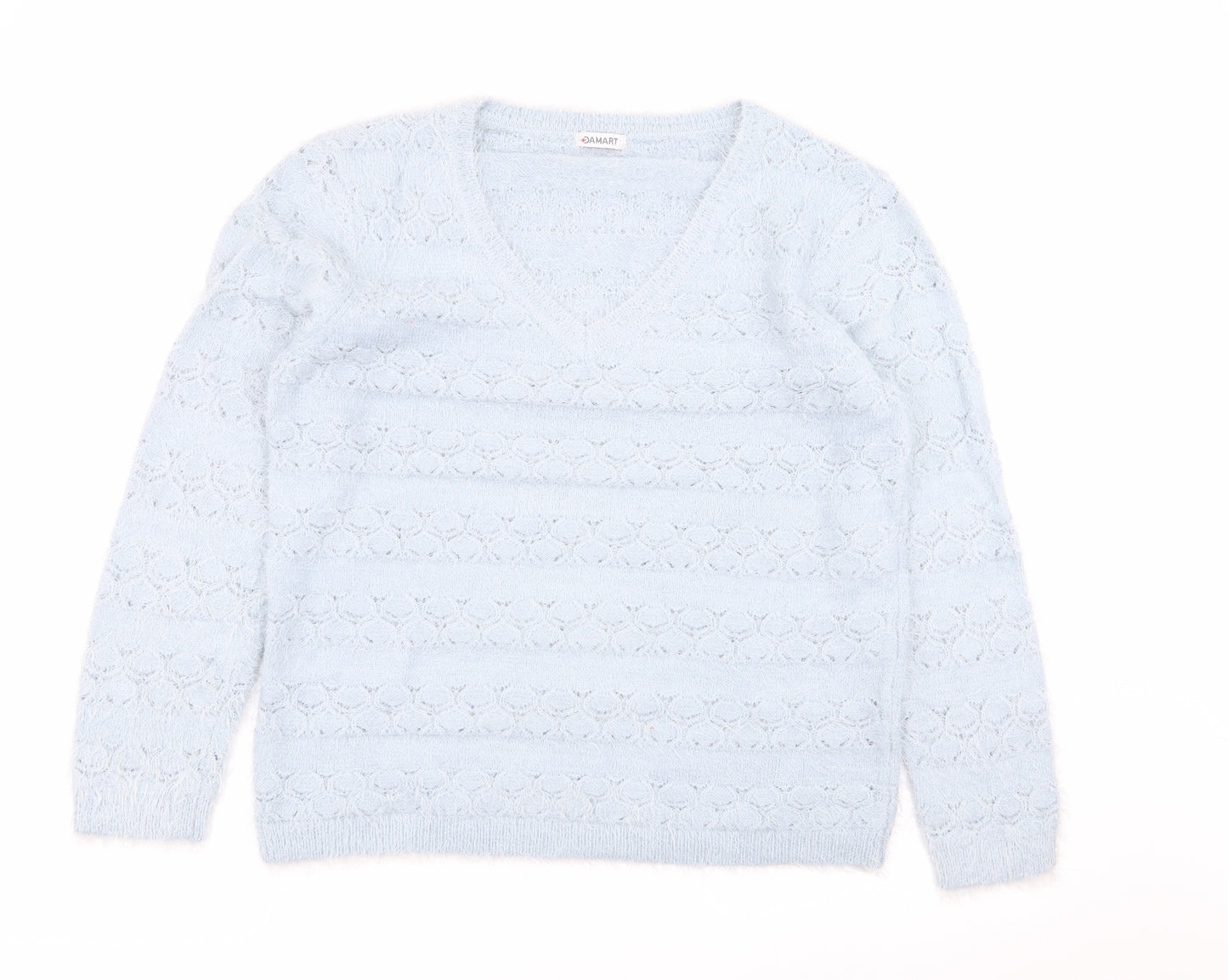 Damart Womens Blue   Pullover Jumper Size 14