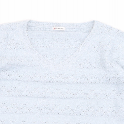 Damart Womens Blue   Pullover Jumper Size 14