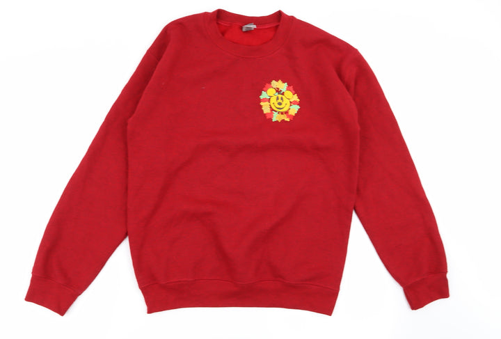 Gildan Womens Red Pullover Jumper Size S