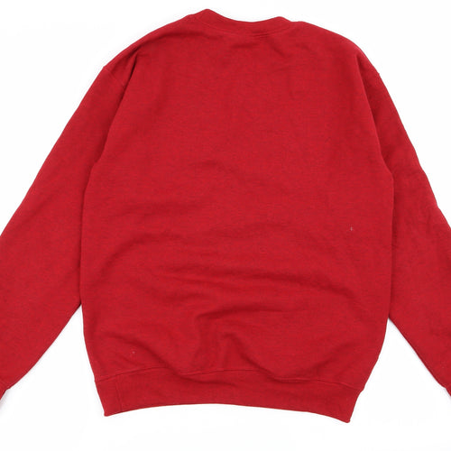 Gildan Womens Red   Pullover Jumper Size S