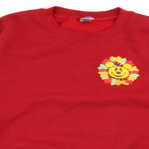 Gildan Womens Red   Pullover Jumper Size S