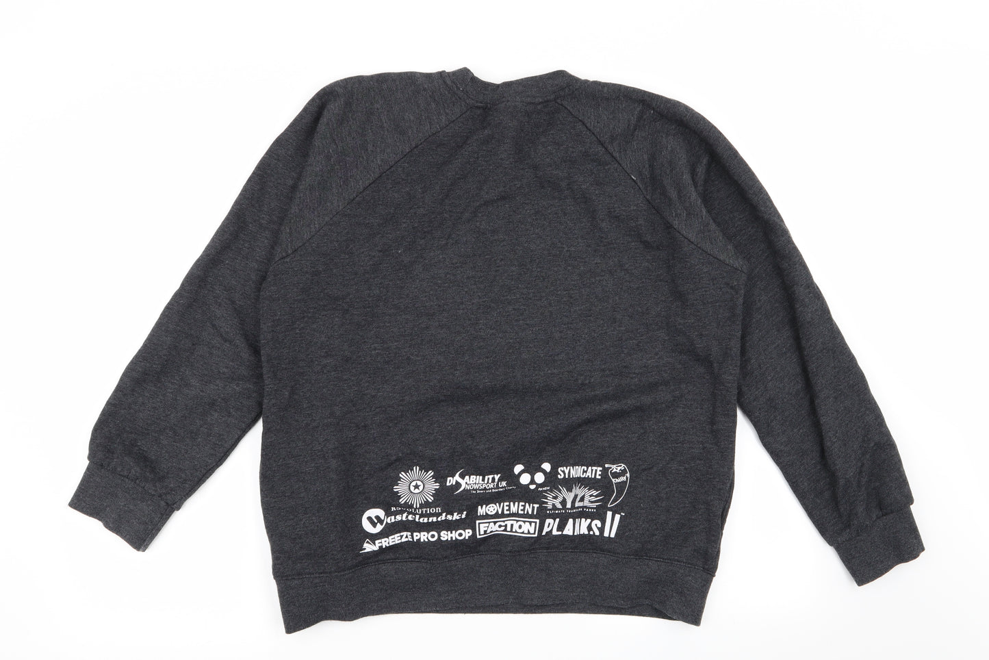 Syndicate Mens Grey   Pullover Jumper Size M