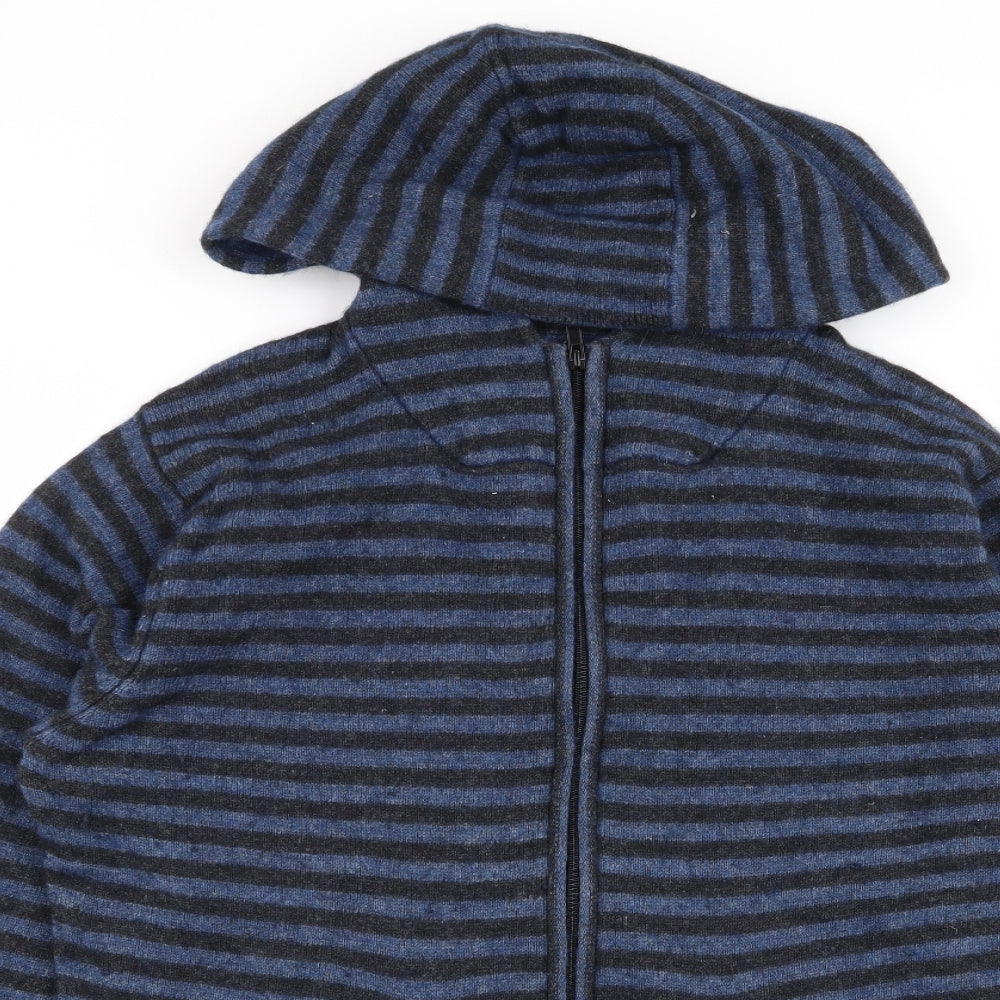 Brave Soul Womens Multicoloured Striped  Full Zip Jumper Size XL