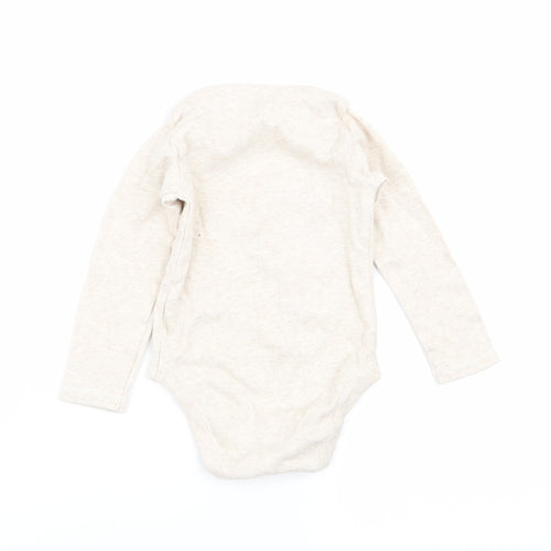 Nutmeg Boys Beige   Babygrow One-Piece Size 12-18 Months