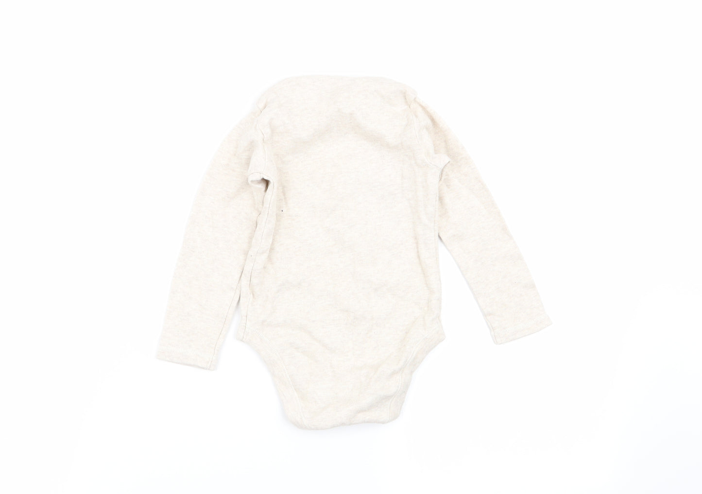 Nutmeg Boys Beige   Babygrow One-Piece Size 12-18 Months