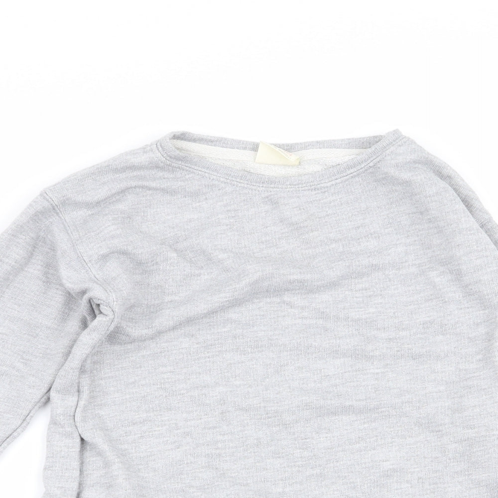 Zara Girls Grey   Jumper Dress  Size 4 Years