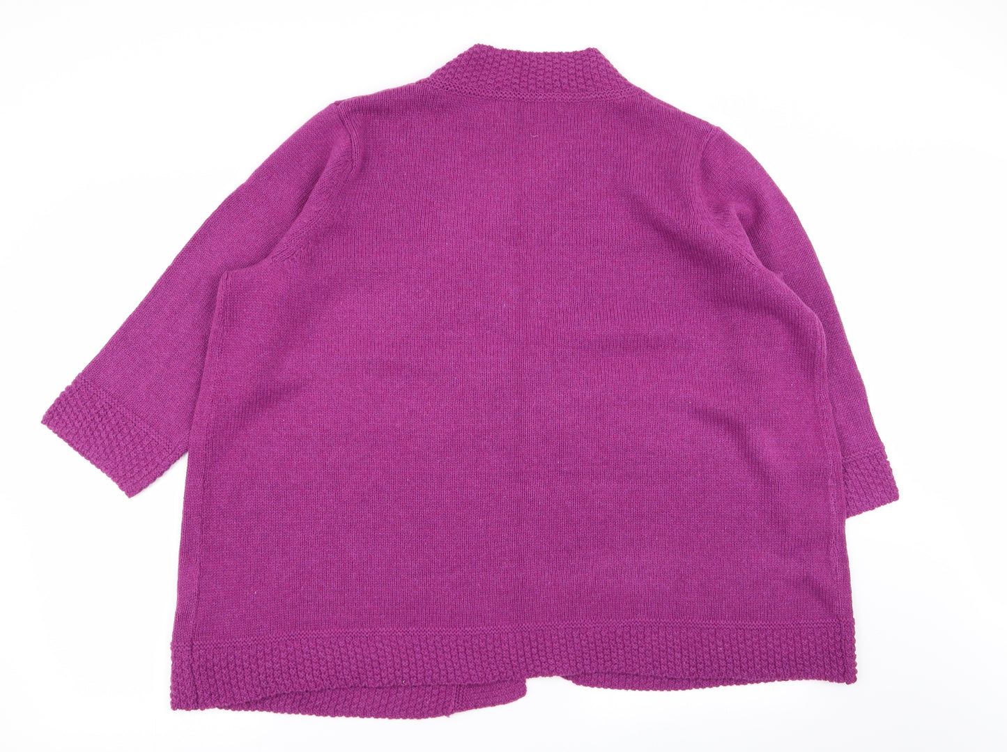 BM Womens Purple   Cardigan Jumper Size XL