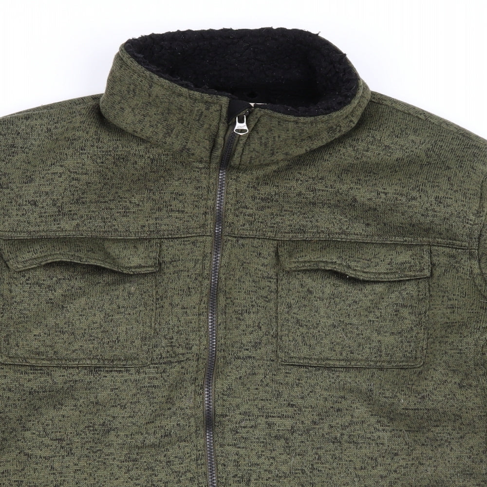 Regatta Mens Green   Full Zip Jumper Size 2XL