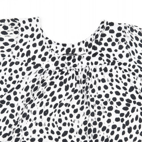 mega Womens Multicoloured Animal Print  Basic Blouse Size 2XL