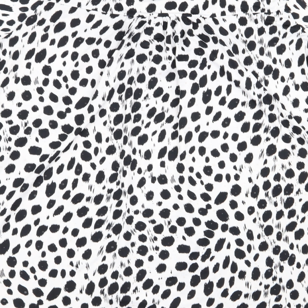 mega Womens Multicoloured Animal Print  Basic Blouse Size 2XL