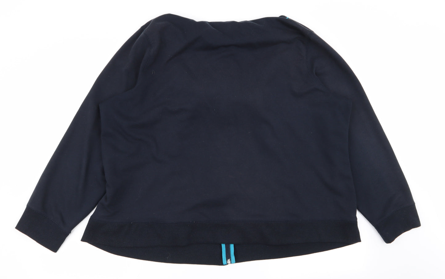 BM Womens Blue   Full Zip Jumper Size XL